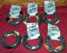 6 25 Foot Luxtronic AV325G Audio Video TV Stereo 25' Cable RCA Jack Gold HDTV HD