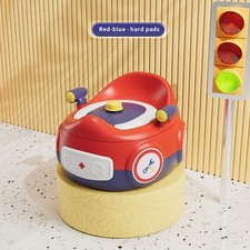 Kids Potty Training Toilet Car-Shaped, Non-Slip Soft Seat Multifunction Portable
