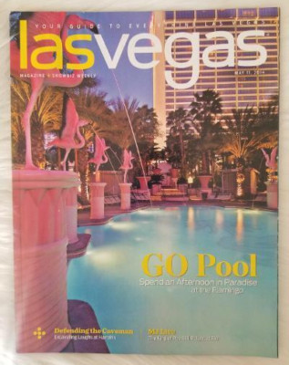 LAS VEGAS MAGAZINE MAY 2014 GUIDE TO LAS VEGAS FLAMINGO HOTEL GO POOL CHEF GIADA
