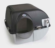 Omega Paw Elite Self-Cleaning Litter Box, Black
