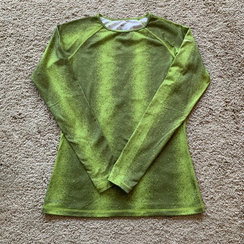 Women's Lime Green Nike Pro Long Sleeve 