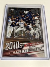 2020 Topps Series 1 Decades Best Chrome Los Angeles Dodgers DBC-85 Dodgers
