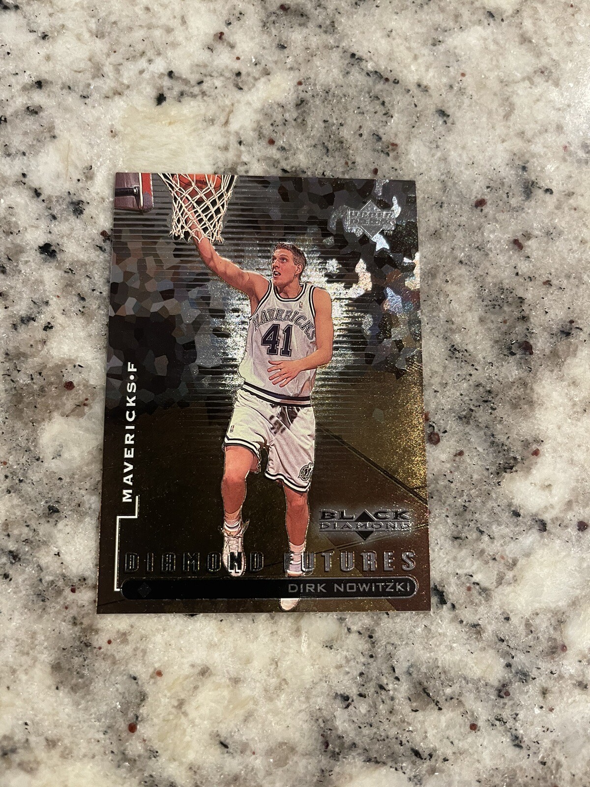 MINT 1998 UPPER DECK BLACK DIAMOND DIRK NOWITZKI #92 ROOKIE RC