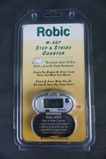 Robic M307 Step & Stride Counter Grey New