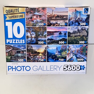 2016 Sure-Lox 10 Different Outdoor Landscape Photo Gallery Puzzles 5600 pieces