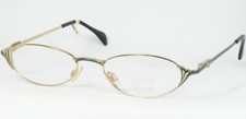 Vintage EBM 1289 Col. G GOLD /GREEN 23 ct. gold plated EYEGLASSES 51-17-130mm