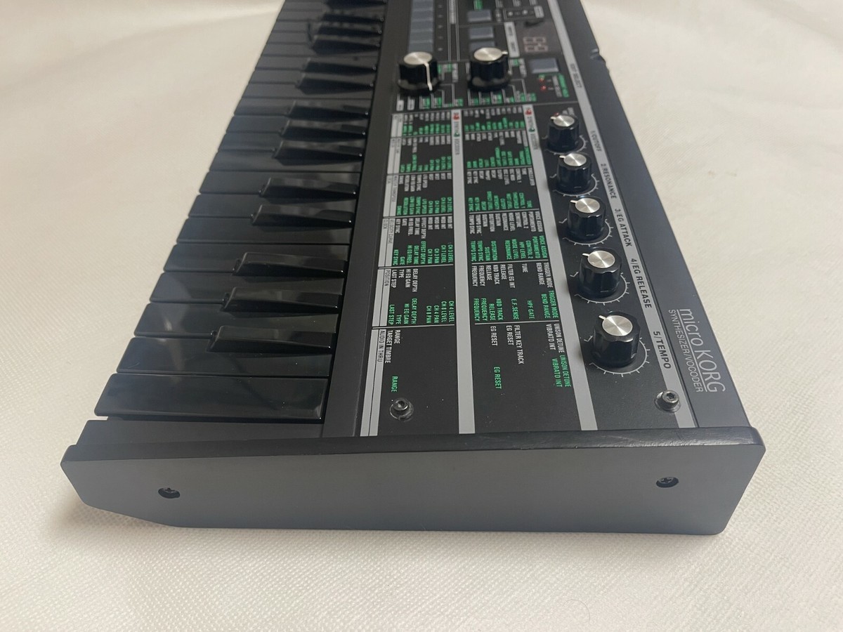 KORG microKORG Synthesizer Vocoder Keyboard Black x Black Limited