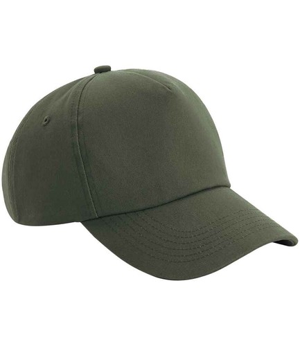 Visera en Curva 5 Tapa de Panel Cotton Sarga Beechfield Auténtico Gorra Béisbol - Imagen 20 de 22