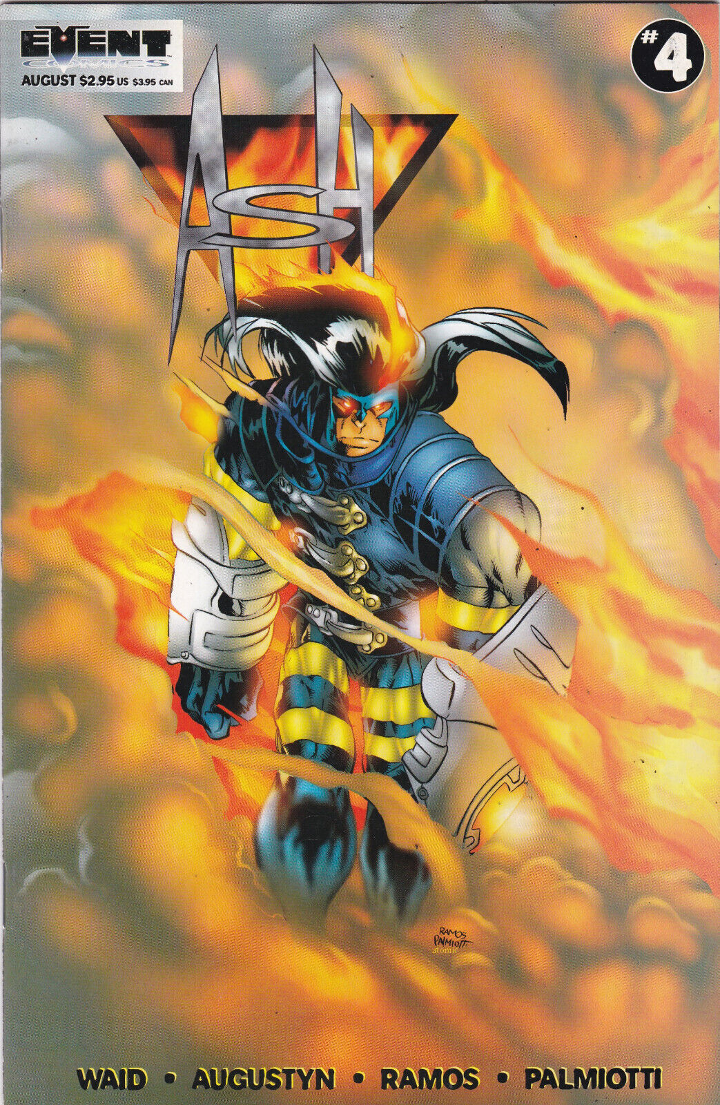Ash: Cinder & Smoke  #4, (1997) Event Comics, High Grade