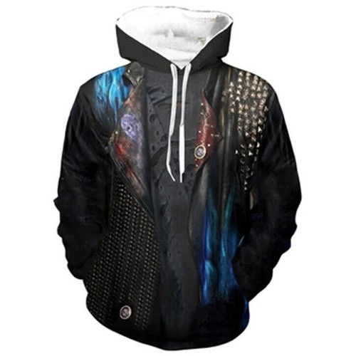 Descendants 3D Hoodies Cosplay Mal Princess Prince Adult Sweatshirts Jacket Coat - Picture 5 of 20