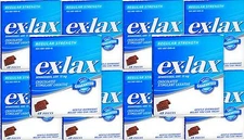 Ex Lax Chocolate Regular Strength 48ct ( Pack of 10 )^^