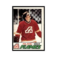 Phil Myre 1977 O-Pee-Chee #193 Atlanta Flames Hockey Card EX