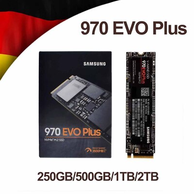 Samsung SSD 970 EVO Plus 2TB NVMe 250GB 500GB 1TB Internal Solid State Drive Lot