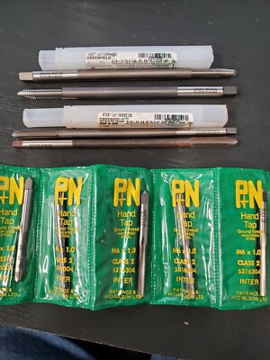 4 New Greenfield Taps, 5/16''-18, 5/16''-24 and 5 - M6x1.0 Taps USA and Australia