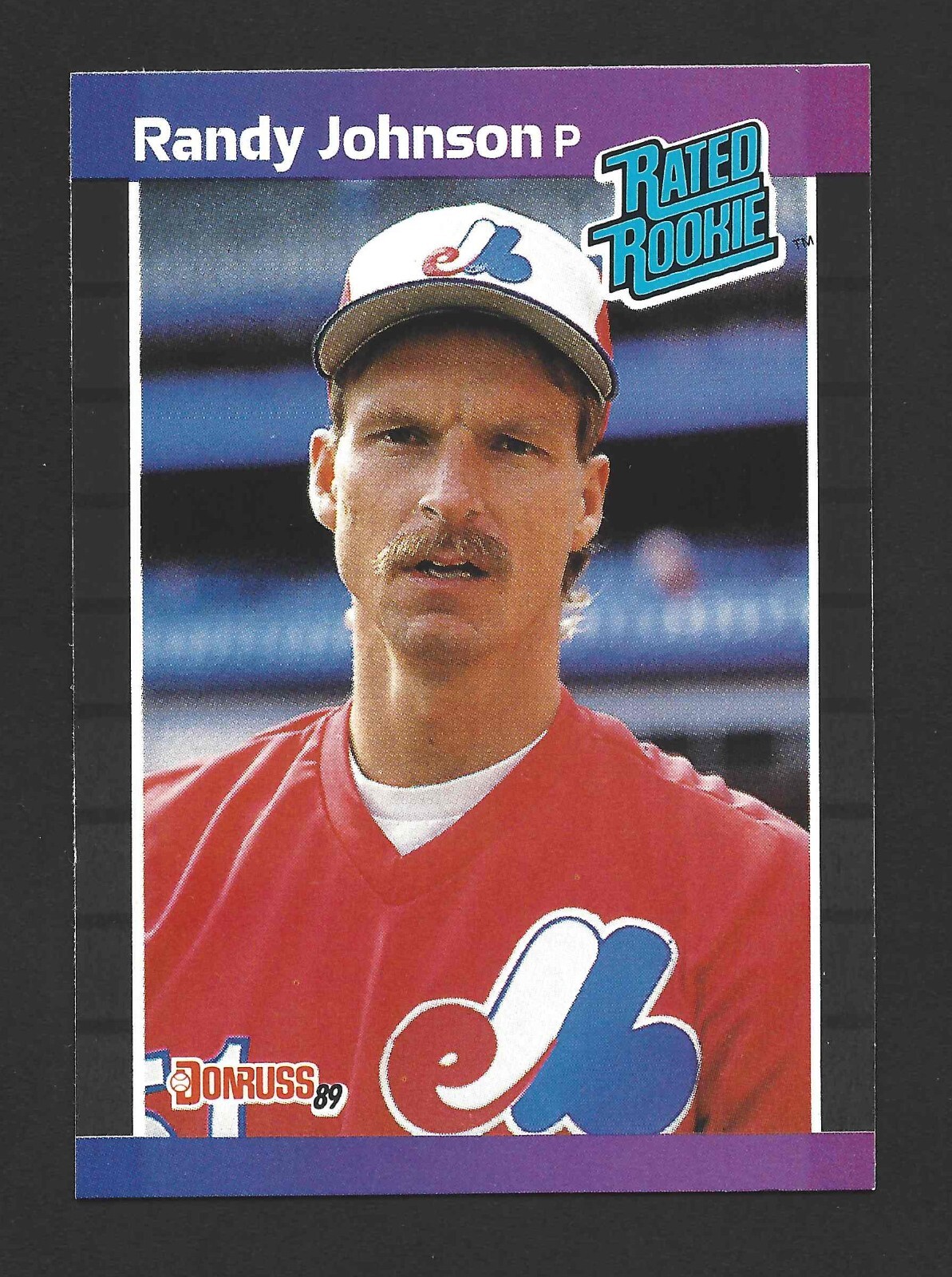 1989 Donruss #42 RANDY JOHNSON Raw - Montreal Expos - RC - HOF