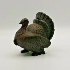 CAST IRON TURKEY STILL BANK
