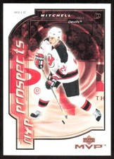 2000-01 1145C Upper Deck Deck MVP Willie Mitchell Rookie New Jersey Devils #197
