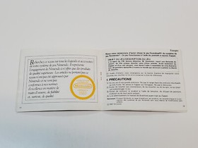 Gumshoe Original Authentic NES Nintendo Manual *