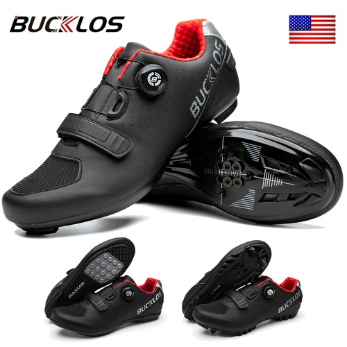 Cycling Cleat Shoes Mens Self-Locking 