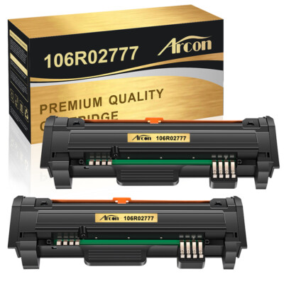 2 Pack Toner Cartridge For Xerox WorkCentre 3215 3225 Phaser 3260 3052 106R02777