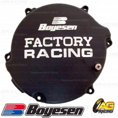 Boyesen Factory Racing Kupplungsdeckel schwarz für Kawasaki KX 125 1994-2002