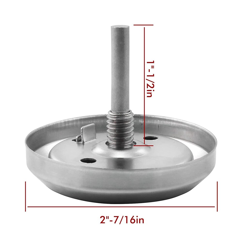 1.82 inch BBQ Thermometer Charcoal Grill Pit Smoker Temp Gauge for