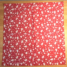 Vintage NEW Handkerchief Bandana 21" HAV-A-HANK Valentine's Day Cupid Hearts B4