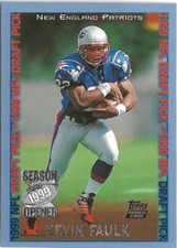 1999 Topps Season Opener Kevin Faulk RC #152 New England Patriots