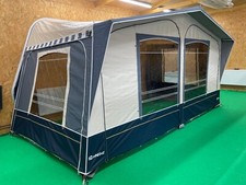 New 850cm Inaca Sands Caravan Awning - Blue - Steel Frame