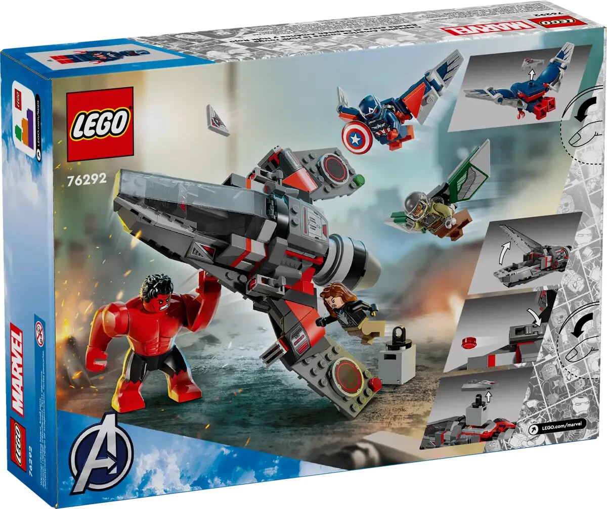 Lego Captain America vs. Red Hulk Battle 76292 Super Heroes