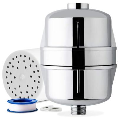 iSpring SF3S 15-Stage High Output Universal Shower Filter with Replaceable
