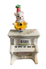 Vintage Schmid Yamada Music Box with Clown Bear & Piano on The Hot Collector