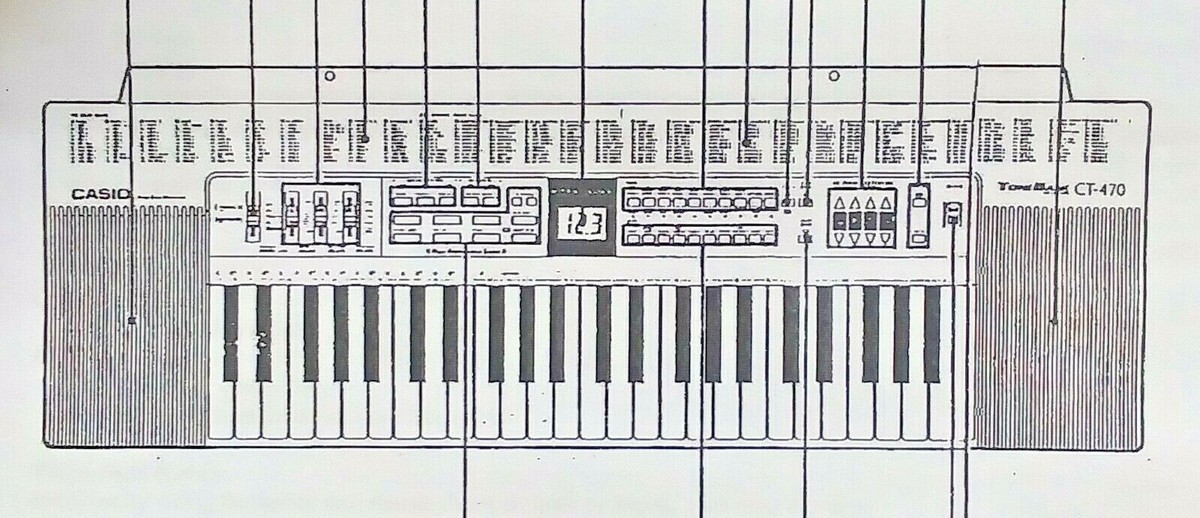 Casio CT-470 Tone Bank Electronic Keyboard Owner's Manual Casio CT-470 Tone Bank Electronic Keyboard Owner's Manual