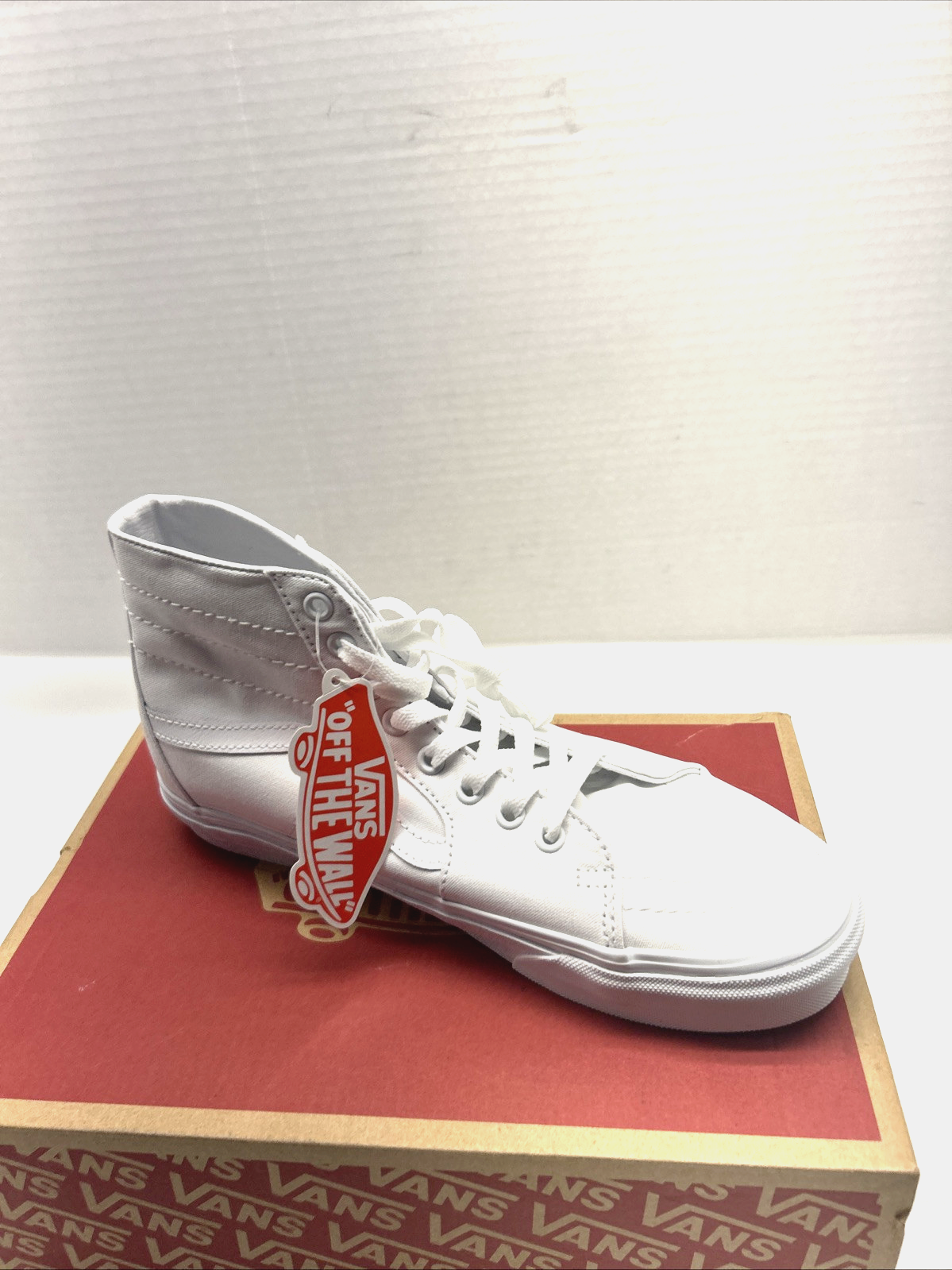 Vans Sk8-Hi Tapered White Retro 80's Y2K Hi-Top Mens 8.5 Women 10 New