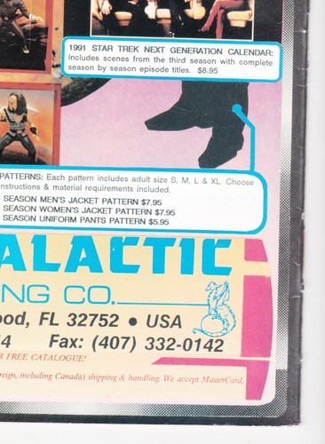 Star Trek TNG Next Generation Magazine #13 February 1991 Patrick Stewart Vintage - Picture 10 of 10