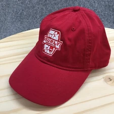 Surly Brewing Co Baseball Cap Hat Mens Red One Size Adjustable Econscious Cotton