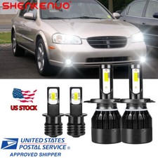 For Nissan Maxima 2000 2001 6000k Led Headlight Fog Lights Bulbs Upgrade Kits For Nissan Maxima 2000 2001 6000k Led Headlight Fog Lights Bulbs Upgrade Kits