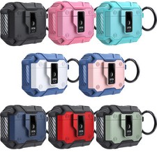 For Apple AirPods 4th Gen 2024/Pro 3rd Gen 2025 Shockproof Secure Lock Hard Case