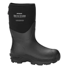 DRYSHOD Men's Arctic Storm Mid Black/Gray Winter Boot (ARS-MM-BK)