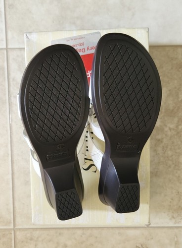St John's Bay Womans Sandals, 6.5, Anya, White, Womans Slip On Shoes - Picture 7 of 7