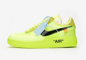 nike gialle fluo off white