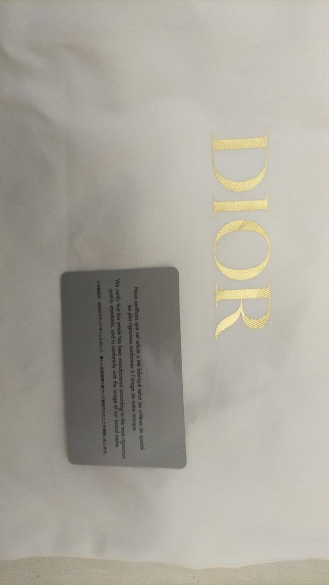 Dior ロゴパターン ジップポーチ DIOR | CD Icon ストラップ付き ジップポーチ グレインドカーフ