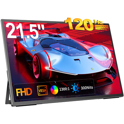UPERFECT 21,5 Zoll Tragbarer Monitor 120Hz Gaming Bildschirm 1920x1080 for PS4/5