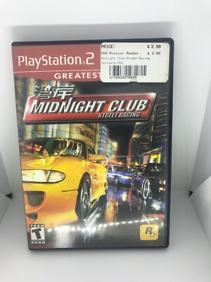 Midnight Club Street Greatest Hits Racing Sony Playstation 2 PS2 CIB
