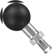 FANAUE 1'' Ball Adapter with M10x1.25 Metric Thread Compatible RAM Black