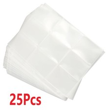 25 Pages 225 Pockets Card Sleeves Binder Album Holder Sheets For Pokemon vv