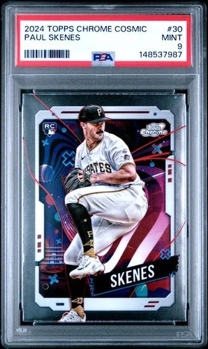 2024 Topps Chrome Cosmic Paul Skenes #30 Rookie RC PSA 9 Pittsburgh Pirates
