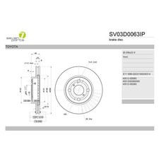 Disque de frein Daihatsu CHARADE