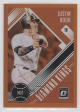 2018 Panini Donruss Optic Diamond Kings Orange Prizm 12/199 Justin Bour #15 z6b