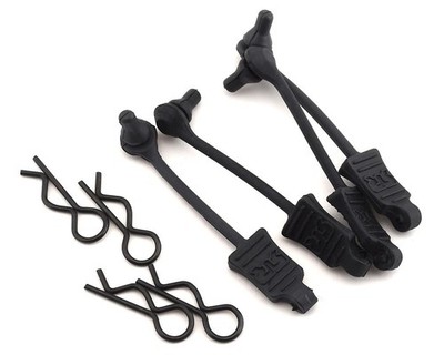 Arrma 1/10 Body Clip Retainer (Black) (4) [ARA390165]